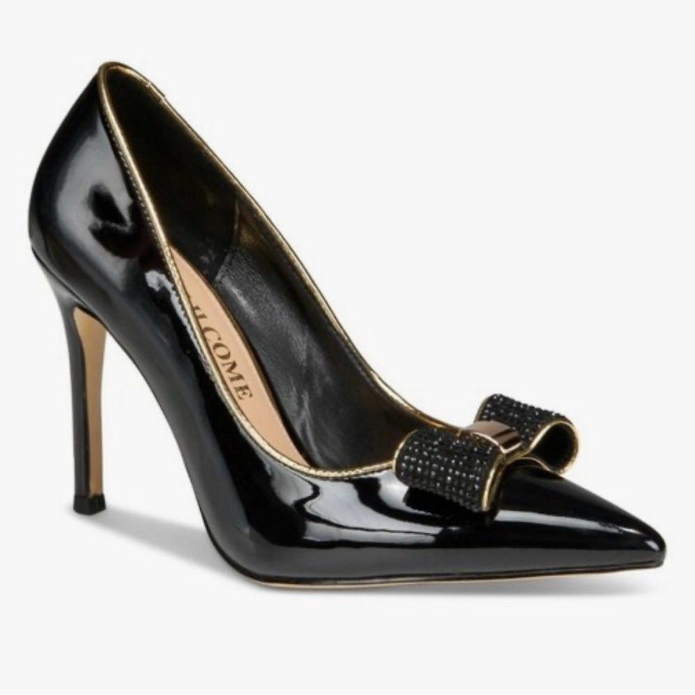 New THINGS II COME
Women's Soho Luxurious Crystal Double Bow Pumps size 9